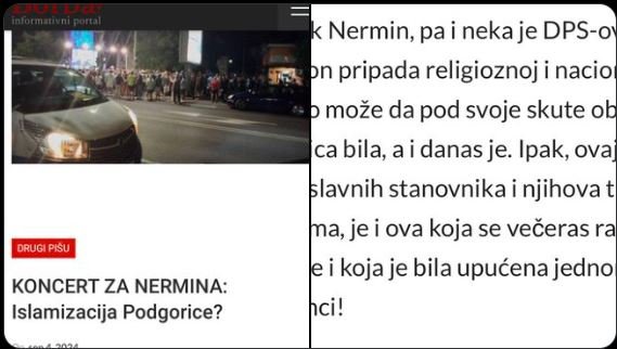 Huter: U Crnoj Gori se ipak dijelimo samo na ljude i neljude; Vuković: Pogledajte  kako izgleda fašizam u najčistijoj formi