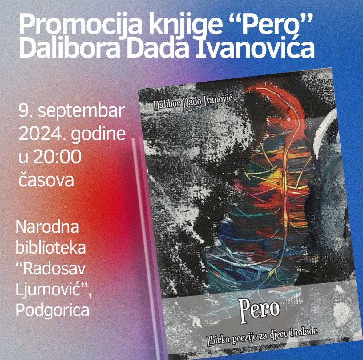 Promocija zbirke poezije za djecu “Pero”