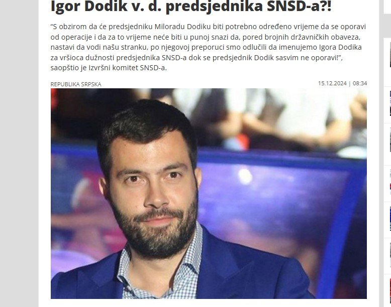 Dodik umjesto Dodika?