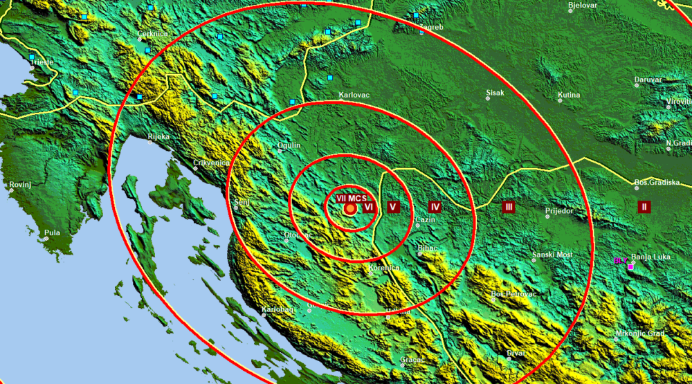 Hrvatsku i BiH probudio zemljotres: "Jako dug potres, tutnjava, možda desetak sekundi"
