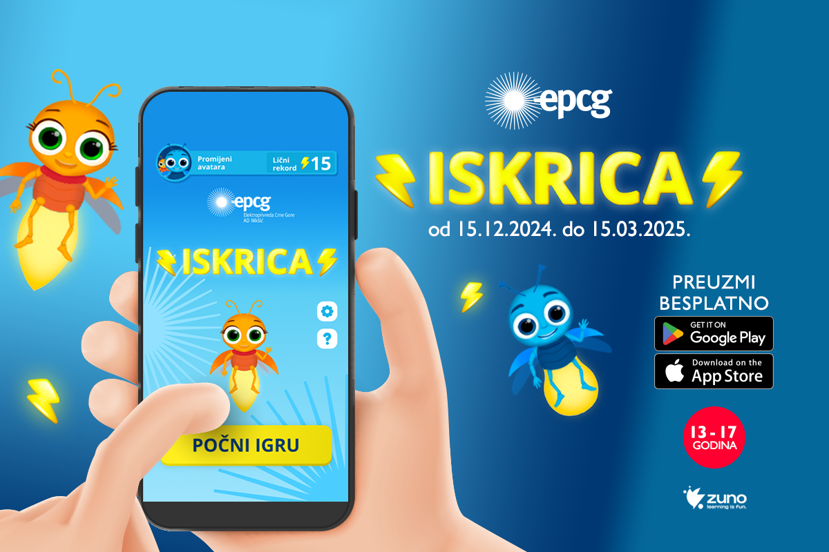 EPCG pokreće edukativni kviz „iskrica“