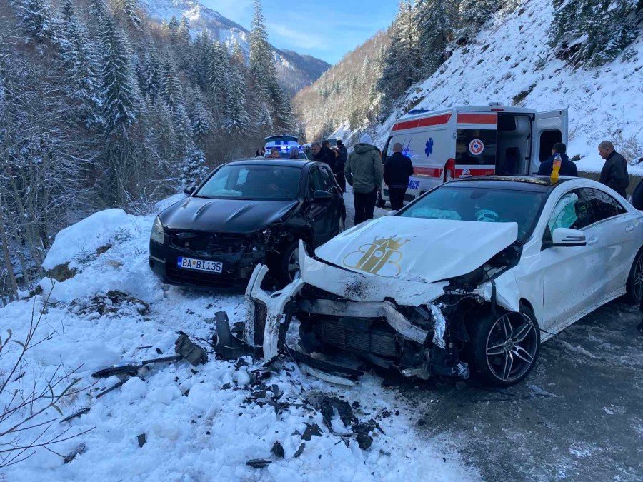 Udes na Jezerinama, povrijeđena žena