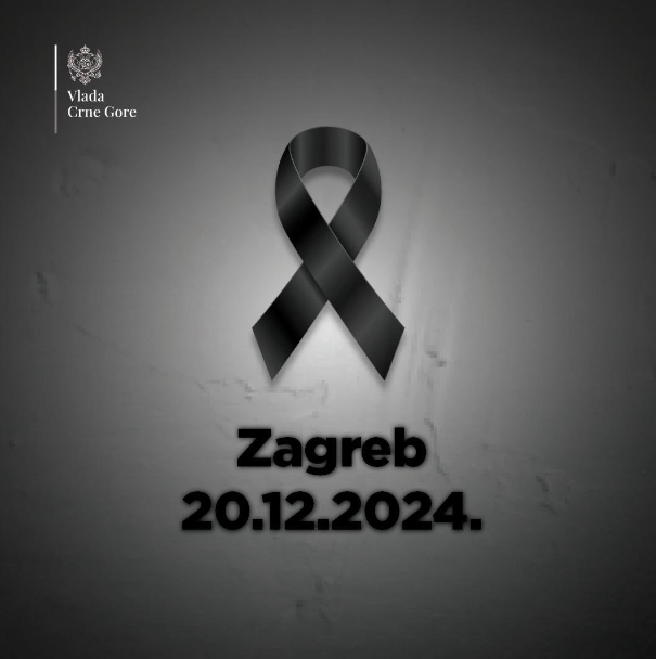 U Crnoj Gori danas Dan žalosti zbog tragedije u Zagrebu