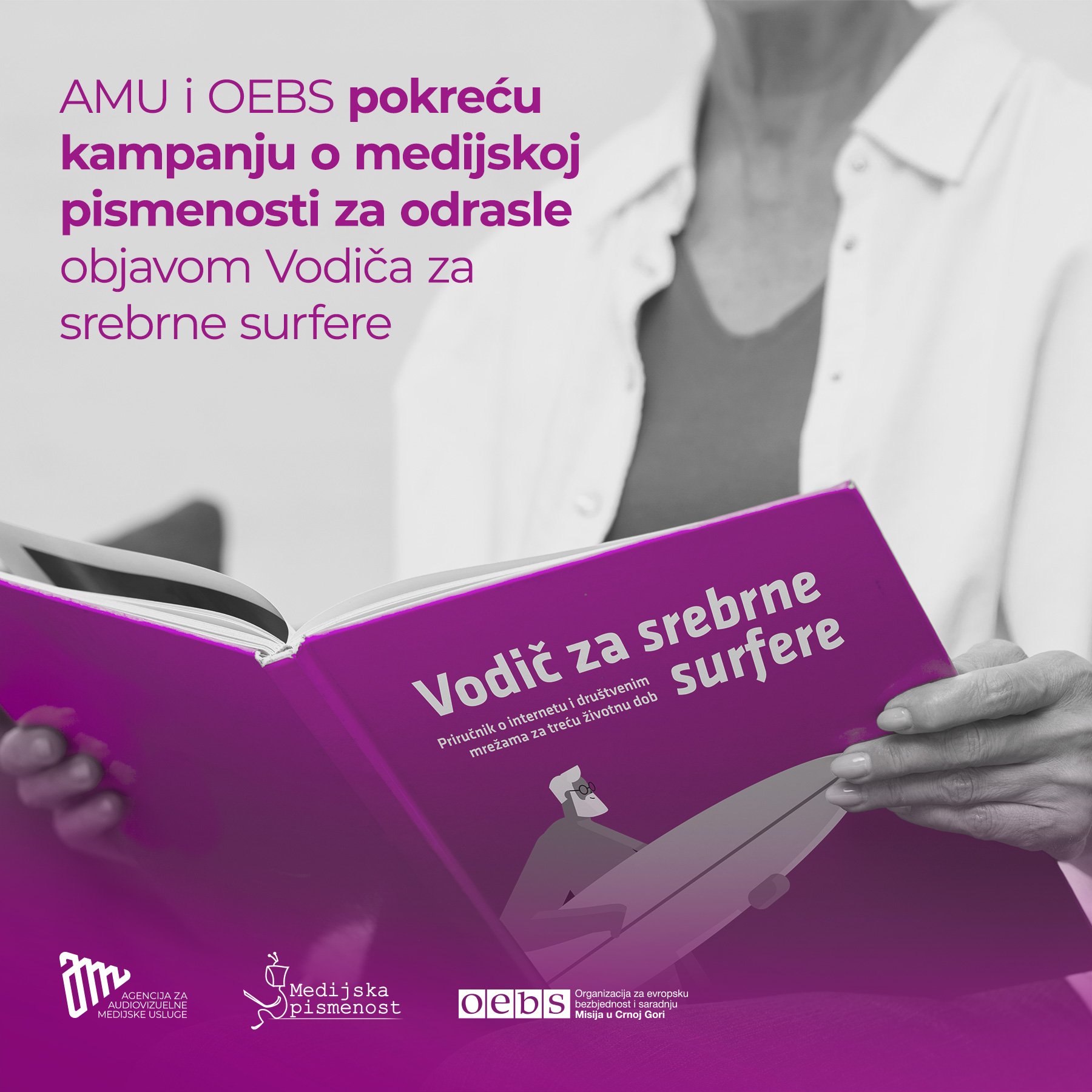 AMU i OEBS pokreću kampanju o medijskoj pismenosti za odrasle objavom Vodiča za srebrne surfere