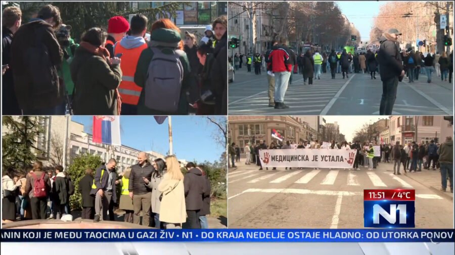 Odata pošta stradalima, novosadski studenti krenuli u štafetno trčanje do Beograda