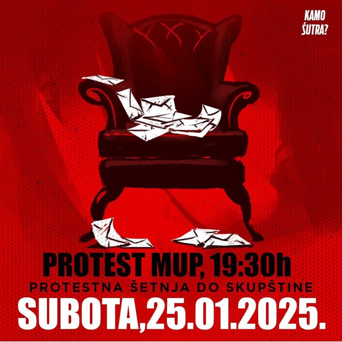 "Kamo śutra": Novi protest 25. januara