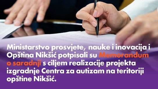 Potpisan Memorandum o saradnji između MPNI i Opštine Nikšić