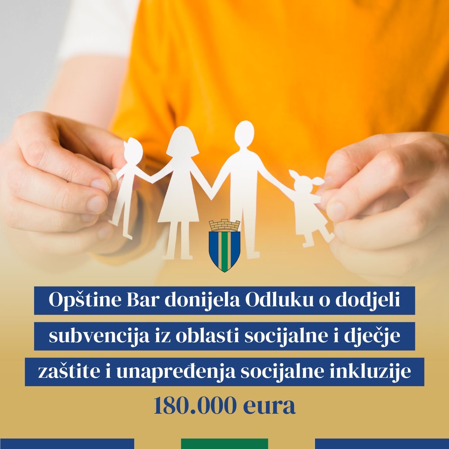 Opština Bar dodijelila subvencije: 180.000 eura za djecu i đake